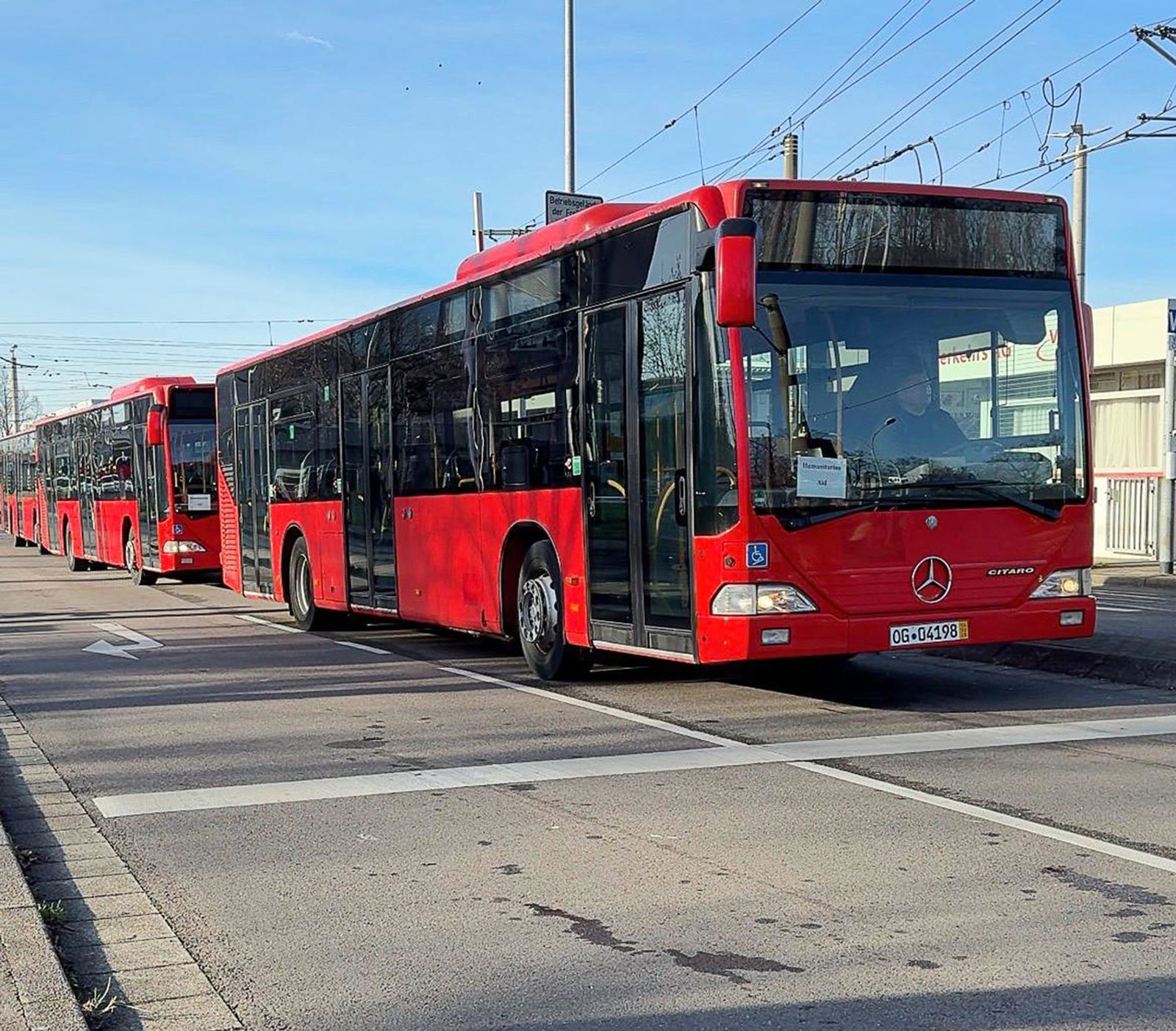 Die Busse sollen in Kiew zum Einsatz kommen. 