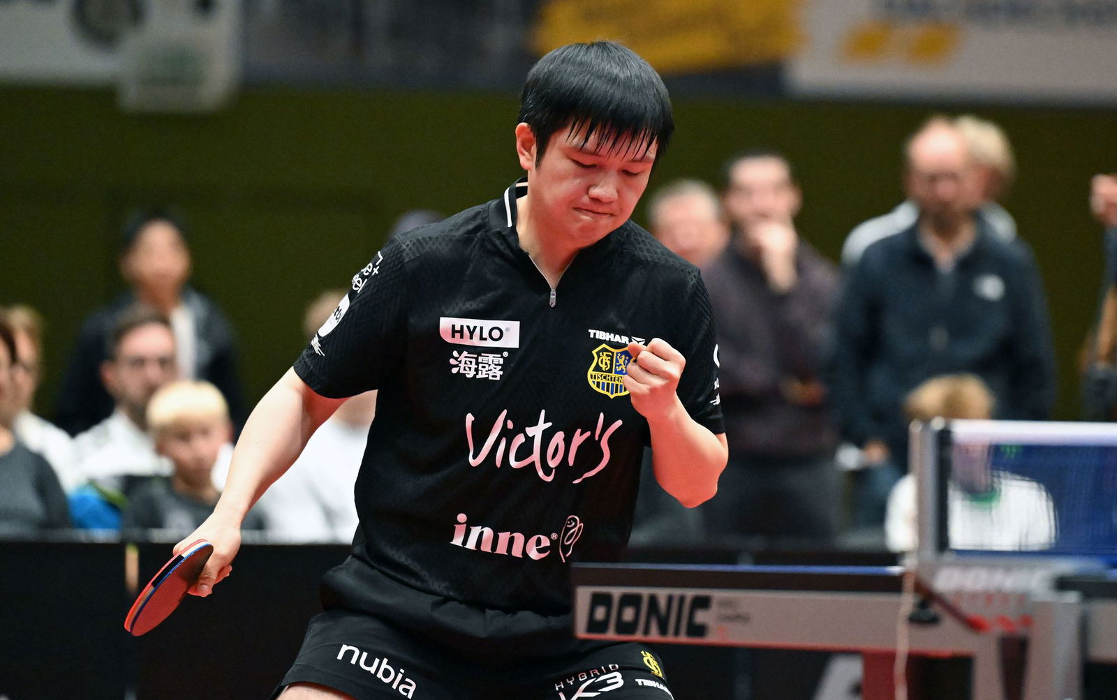 Olympiasieger Fan Zhendong im Trikot des 1. FC Saarbrücken.