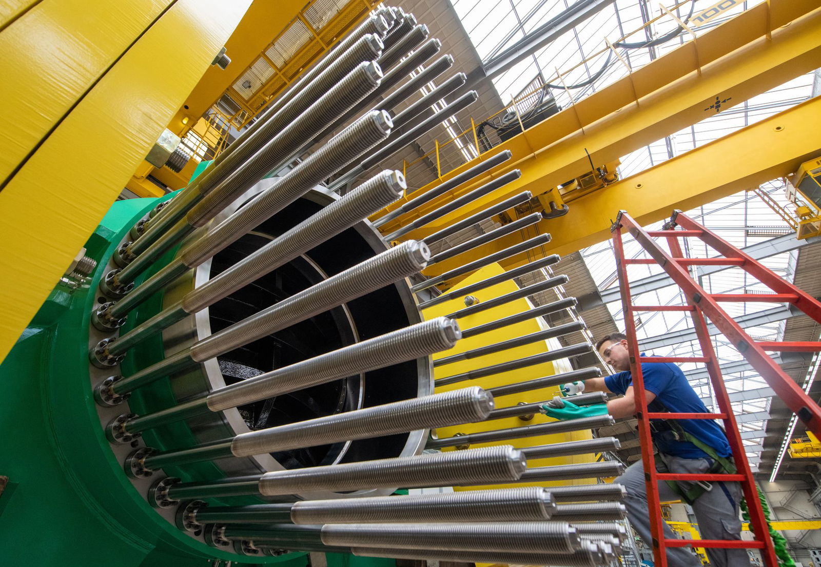 Voith produziert unter anderem Produkte für Wasserkraftwerke. (Archivbild)