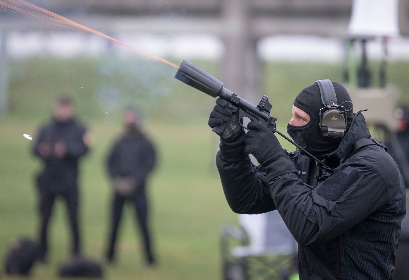 Netzkanonen gehören zur Technik, mit der Drohnen abgewehrt werden können. 