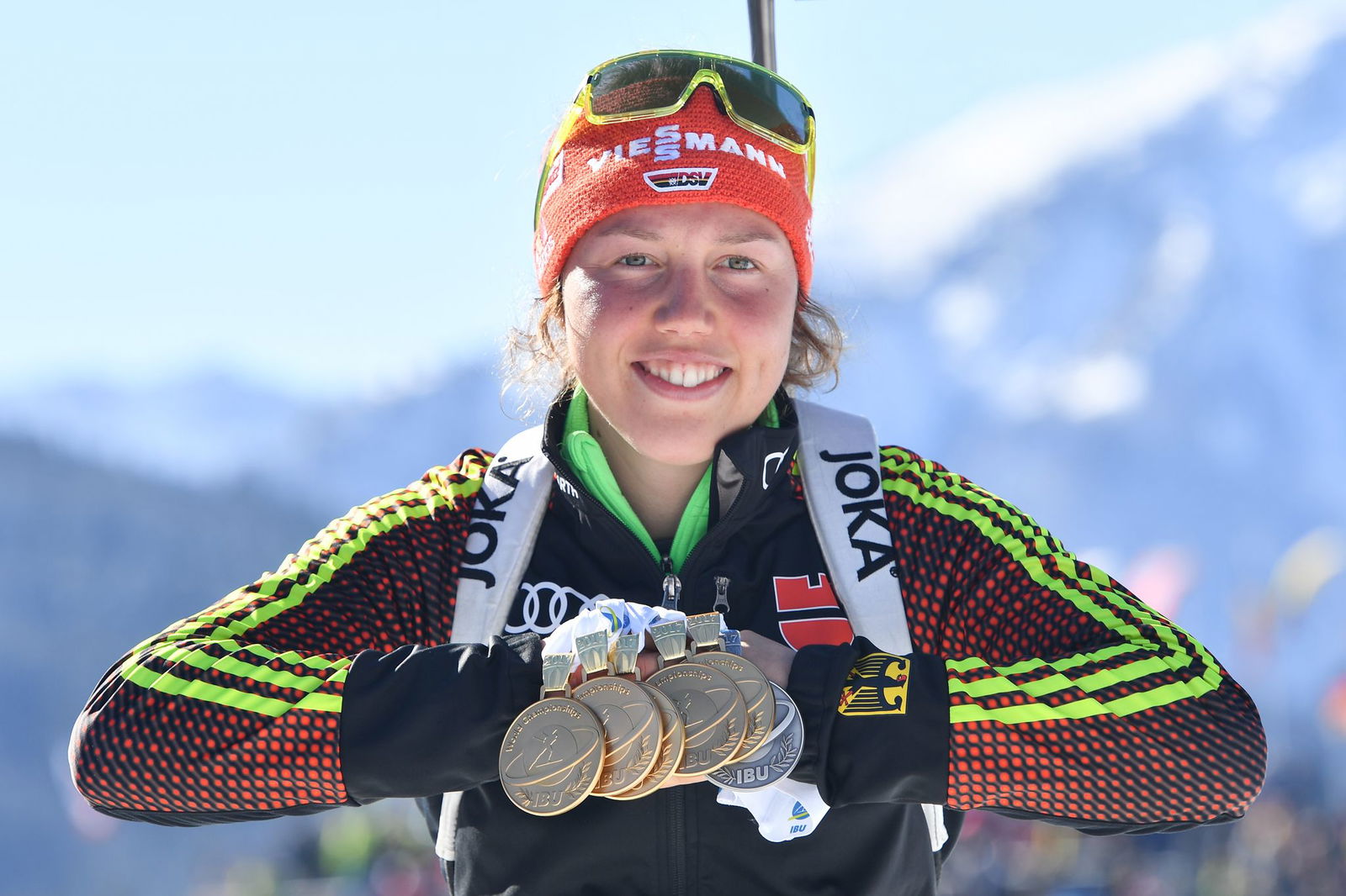 Die Ex-Biathletin Laura Dahlmeier ist mit 31 Jahren beim Bergsteigen tödlich verunglückt. (Archivbild)