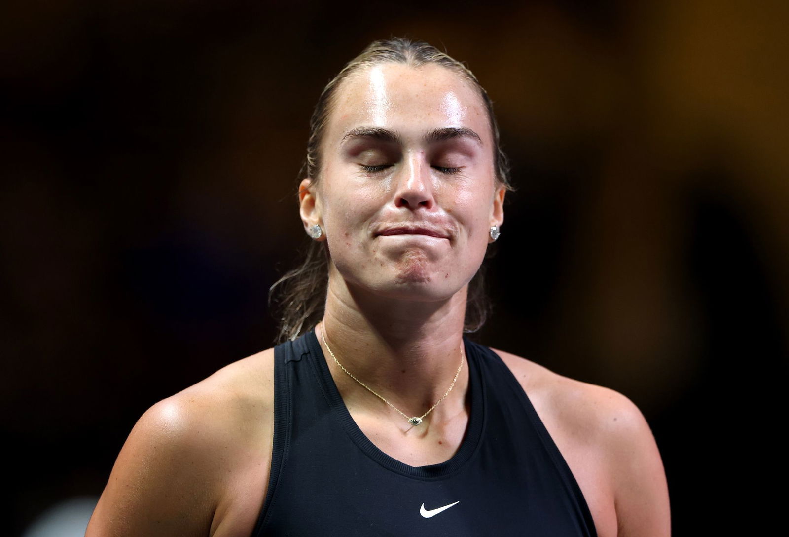 Ärgert sich nach einem verlorenen Punkt: Aryna Sabalenka