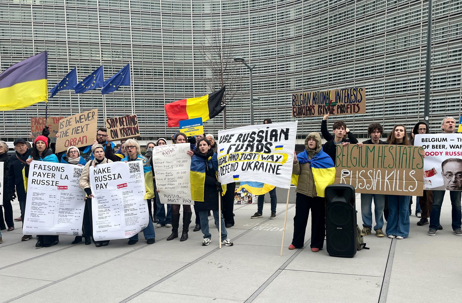 Die belgische Regierung blockiert den Plan bislang mit Verweis auf rechtliche und finanzielle Risiken.