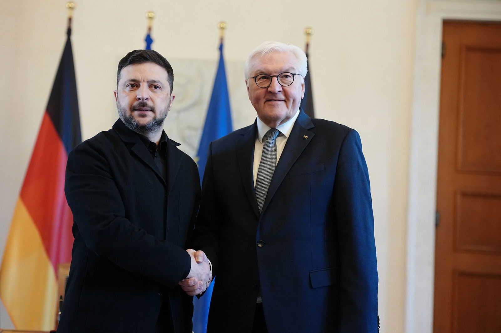 Treffen im Schloss Bellevue: Bundespräsident Steinmeier und der ukrainische Präsident Selenskyj