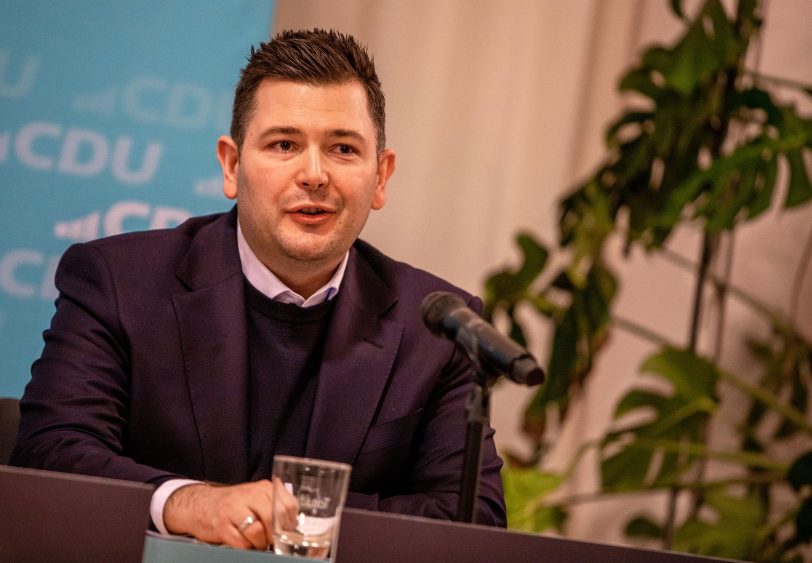 CDU-Generalsekretär Tobias Vogt erhofft sich vom anstehenden Parteitag Schwung für den Wahlkampf. (Archivbild)