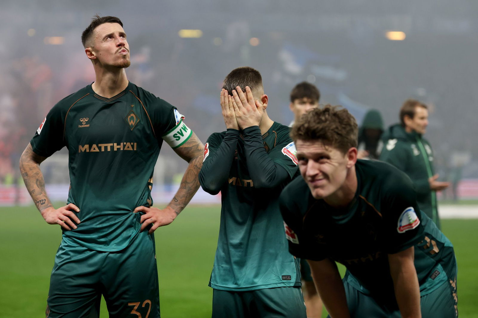 Die Bremer konnten die Niederlage kaum fassen