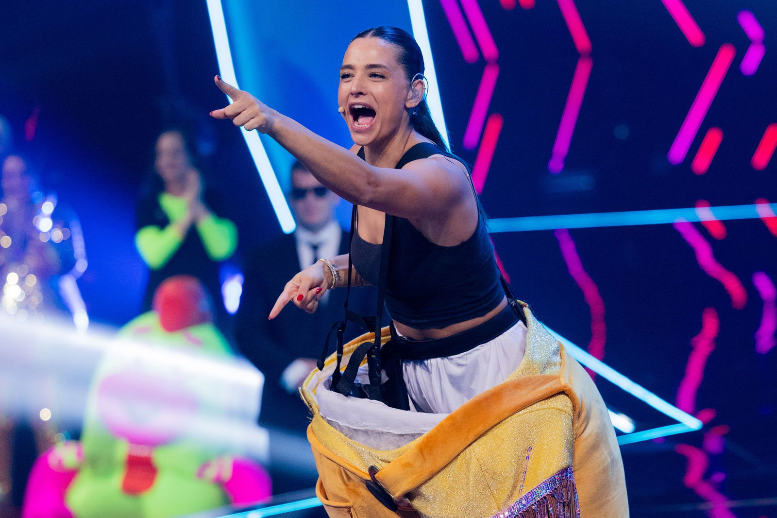 Das Ei-Kostüm trug Amira Aly. Sie wurde Viertplatzierte. 