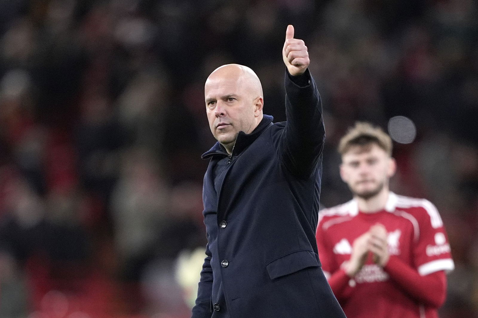 Sieht Wirtz im Aufwind: Liverpool-Trainer Arne Slot.