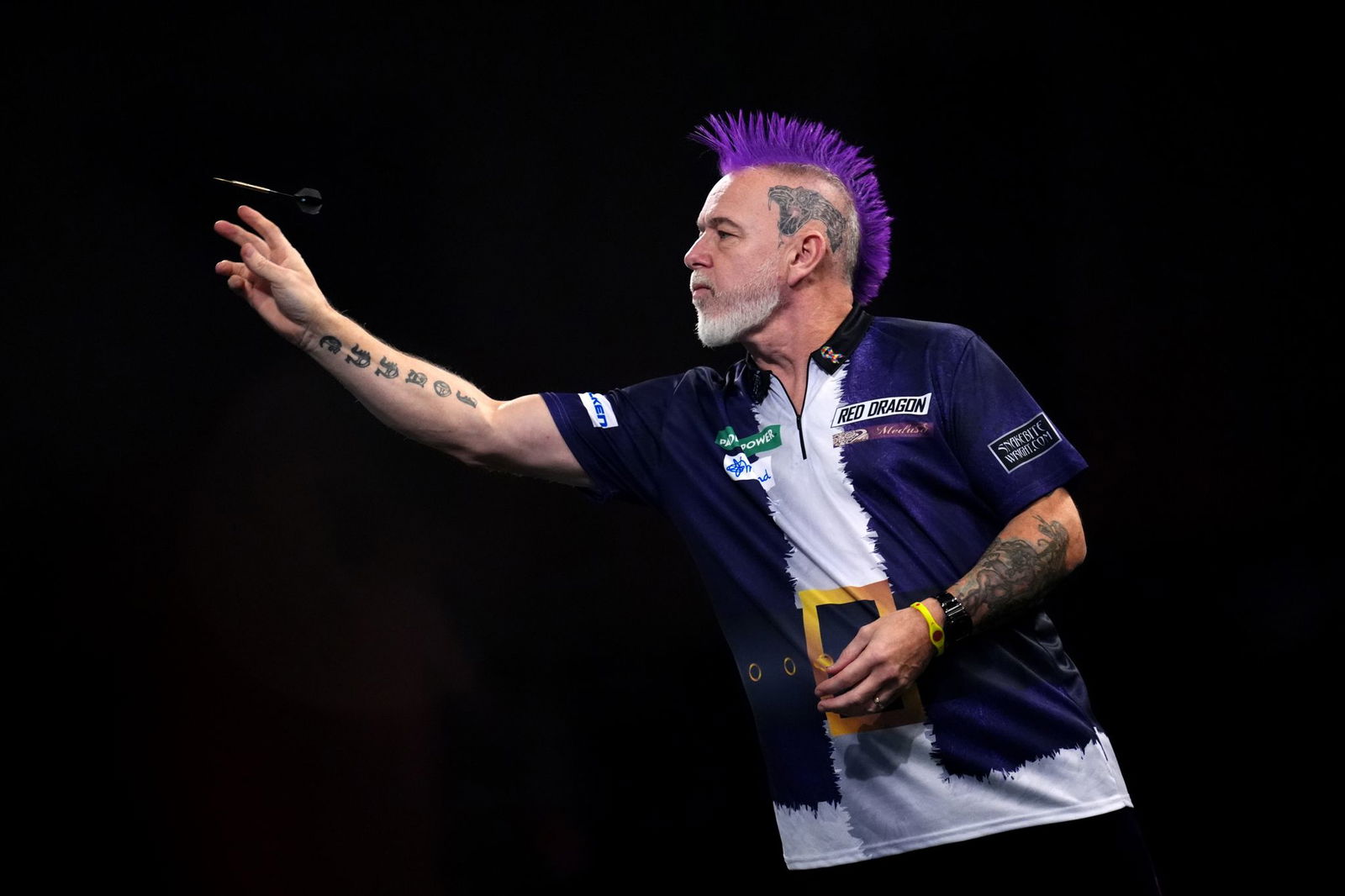 Peter Wright startete schwach in die Partie - und wurde noch schwächer.