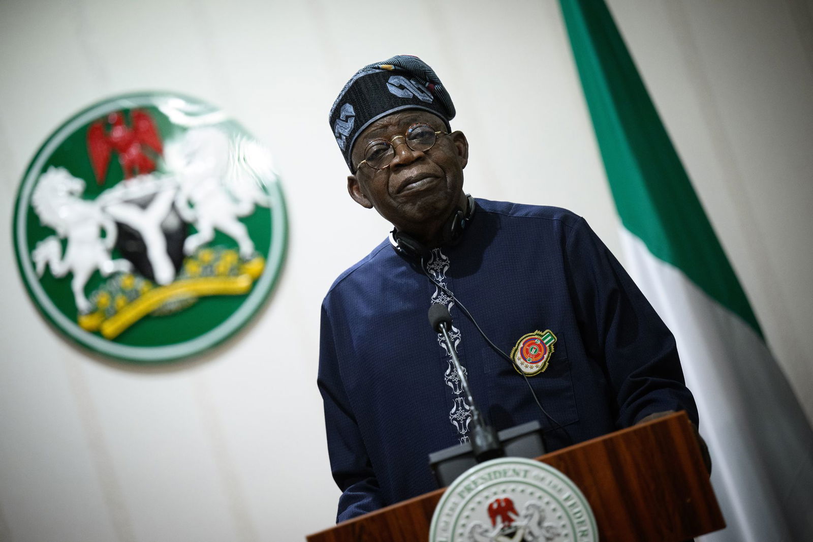 Nigerias Präsident Tinubu war früheren Drohungen Trumps entgegengetreten. (Archivbild)