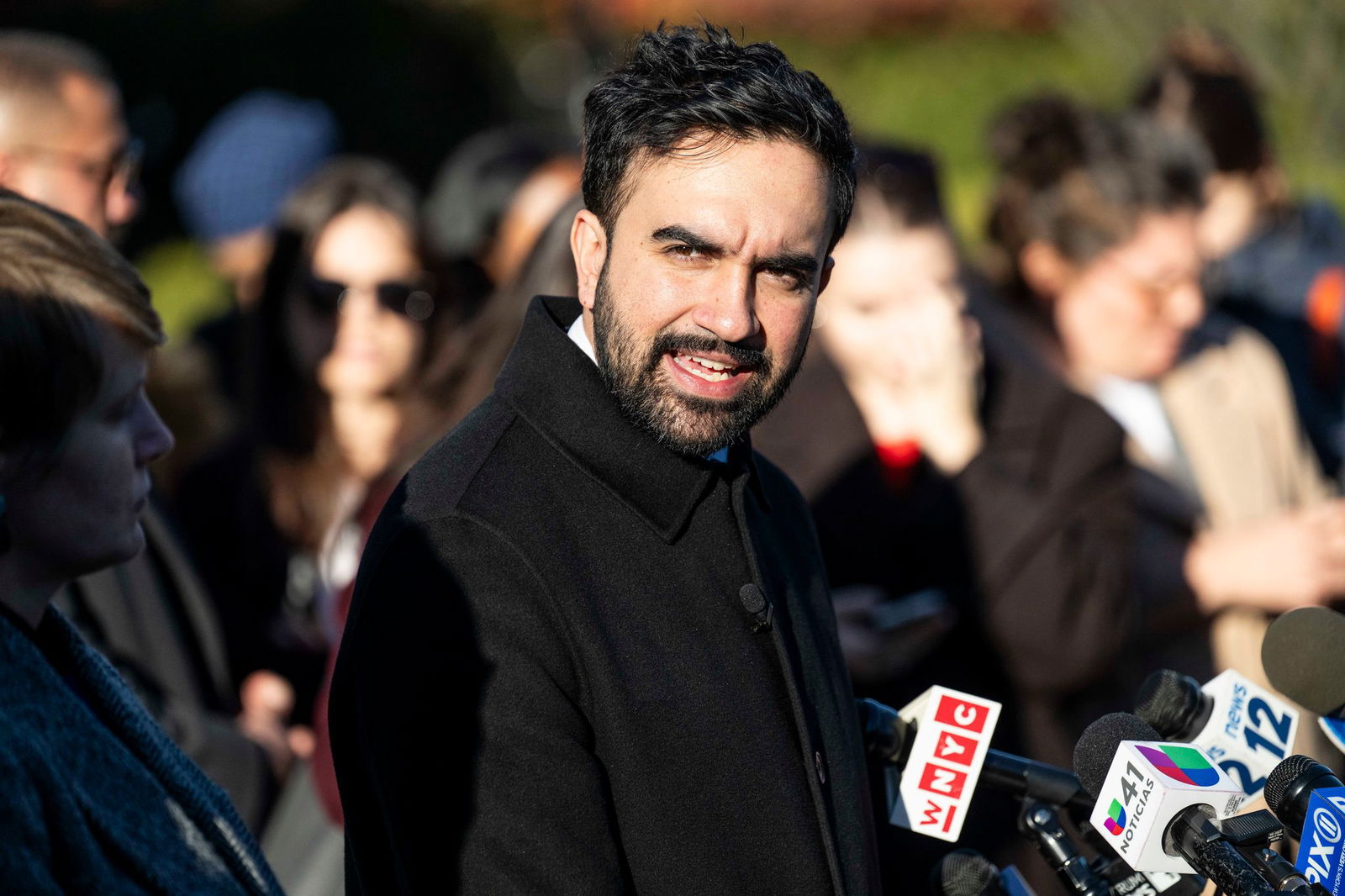 New Yorks designierter Bürgermeister Mamdani wirft Netanjahu einen Genozid im Gazastreifen vor. (Archivbild)