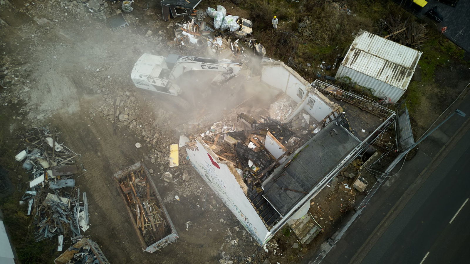 Am Donnerstag waren die Arbeiten weitgehend abgeschlossen. 