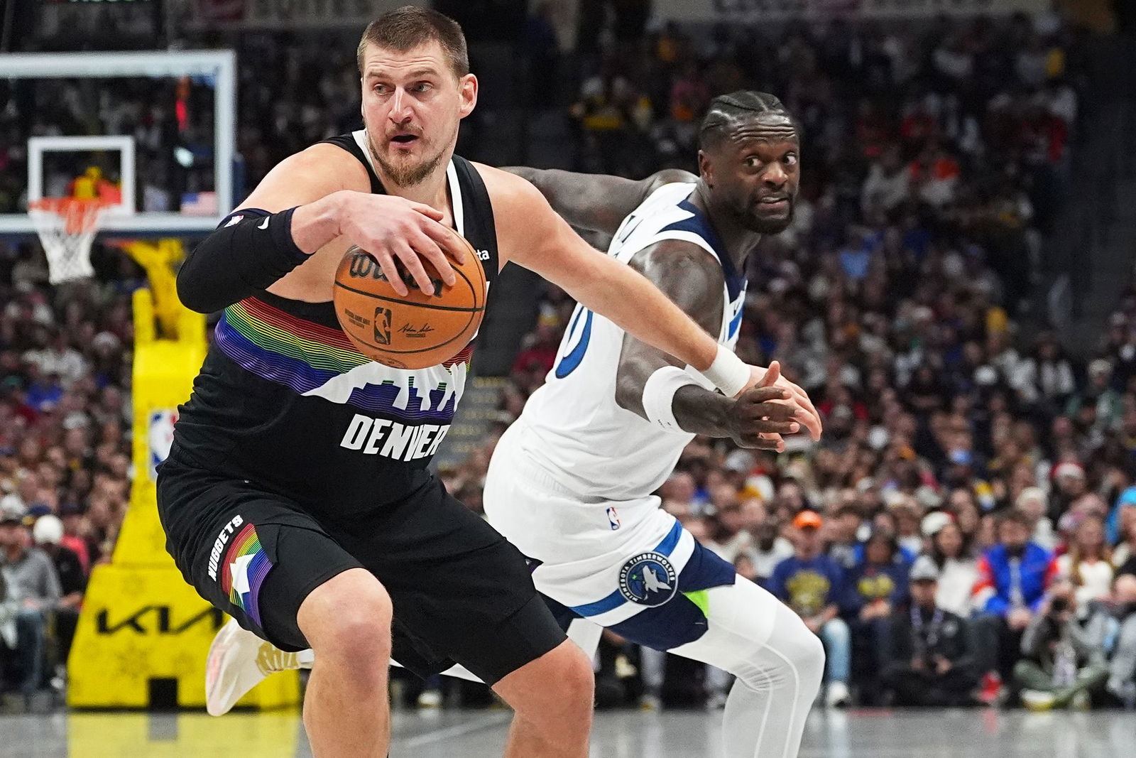 Von den Wolves nicht zu stoppen: Nikola Jokic.