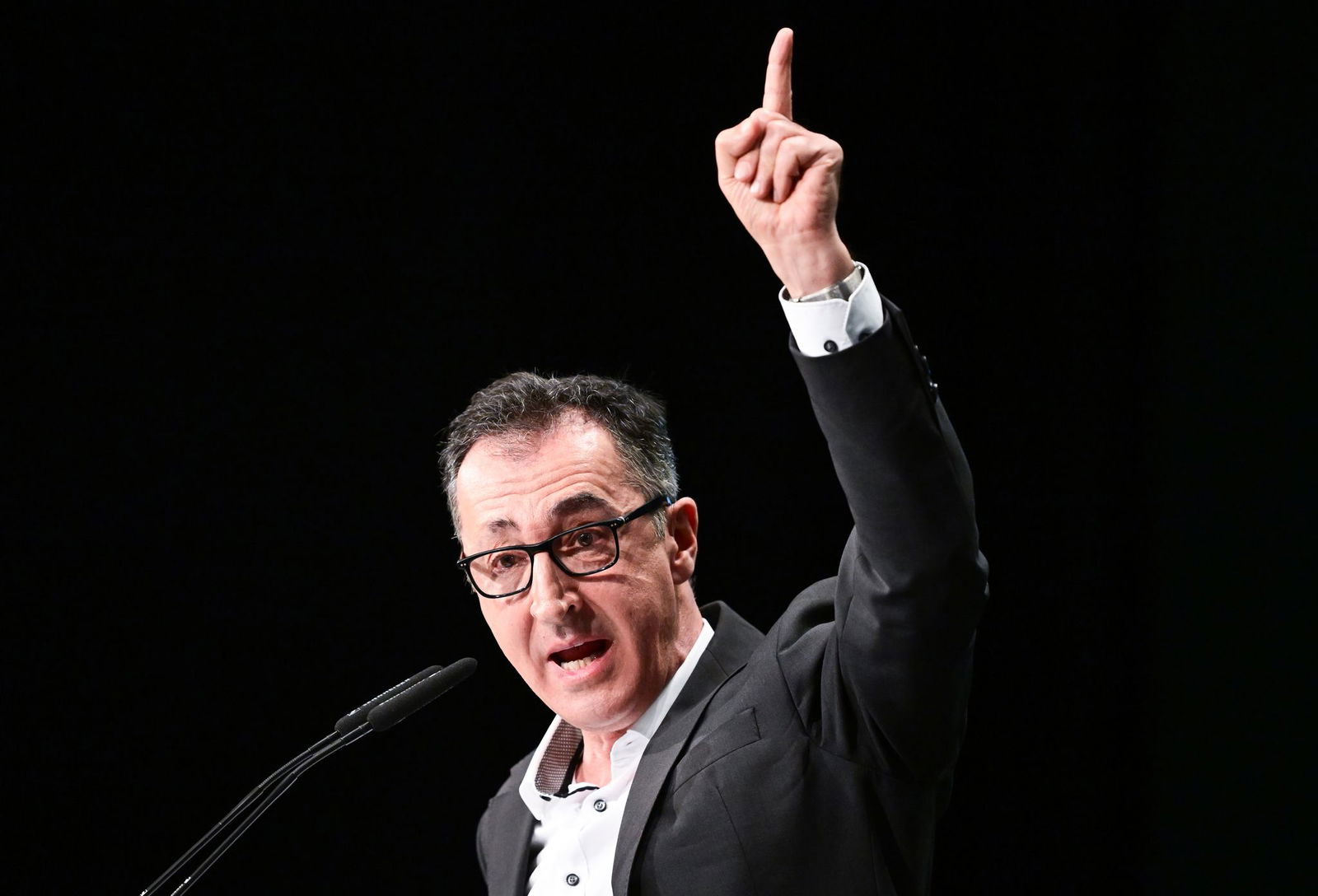 Der baden-württembergische Spitzenkandidat Cem Özdemir reagierte verschnupft.