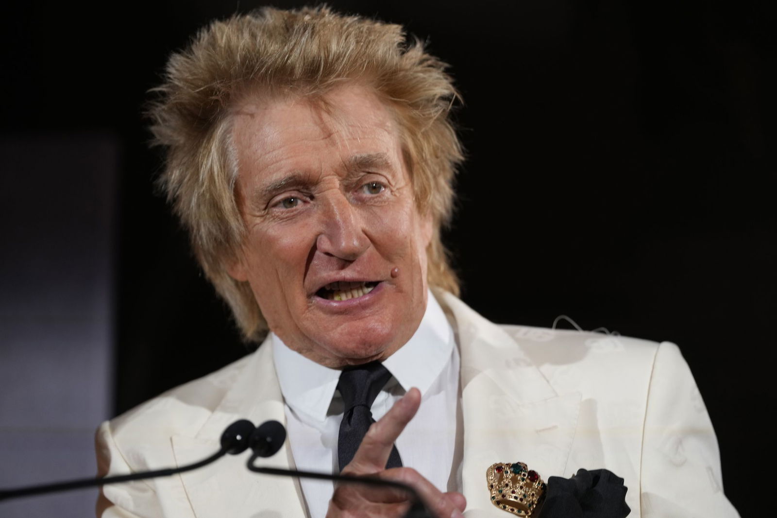 Rod Stewart möchte, dass US-Präsident Trump sich für seine Äußerungen entschuldigt. (Archivfoto)