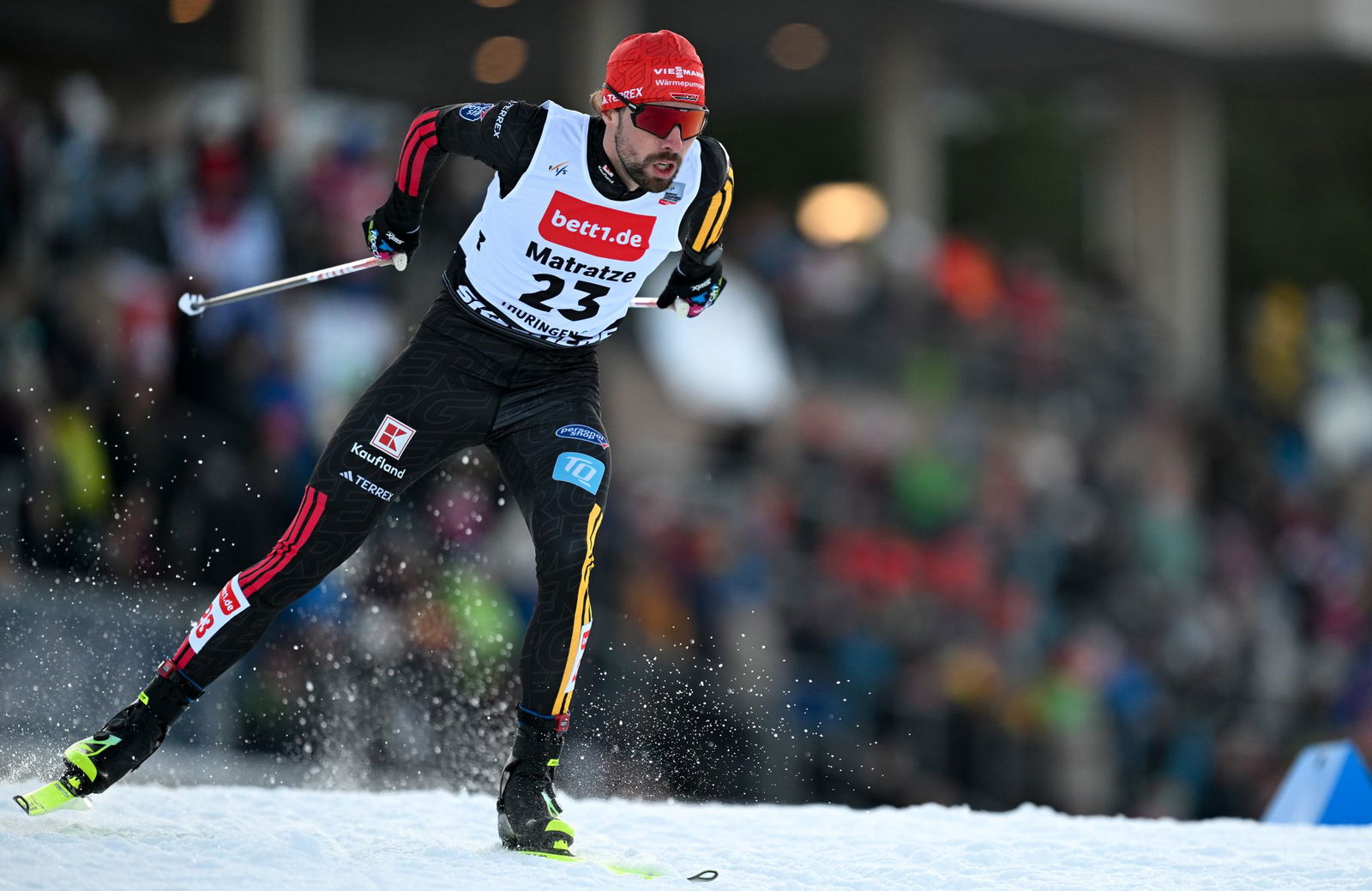 Kombinierer Johannes Rydzek zählt zu den Kandidaten für das Fahnenträger-Duo. (Archivbild)