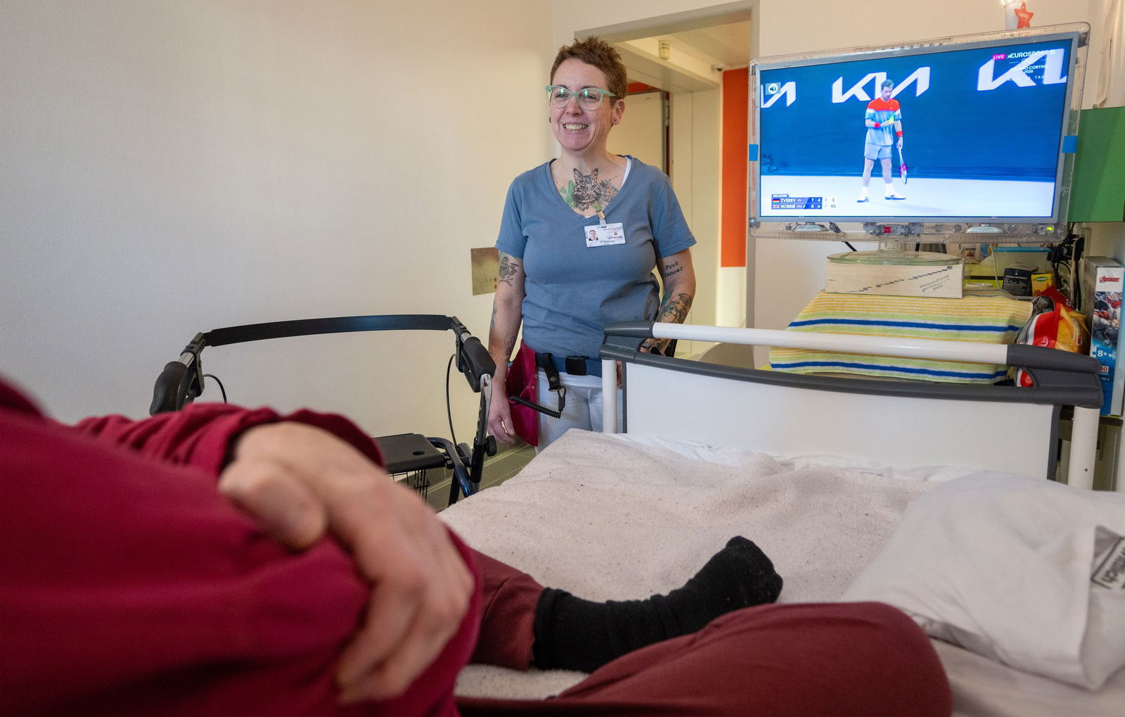 Die neue Pflegeabteilung steht Gefangenen mit Pflegestufe aus Rheinland-Pfalz und dem Saarland offen. 