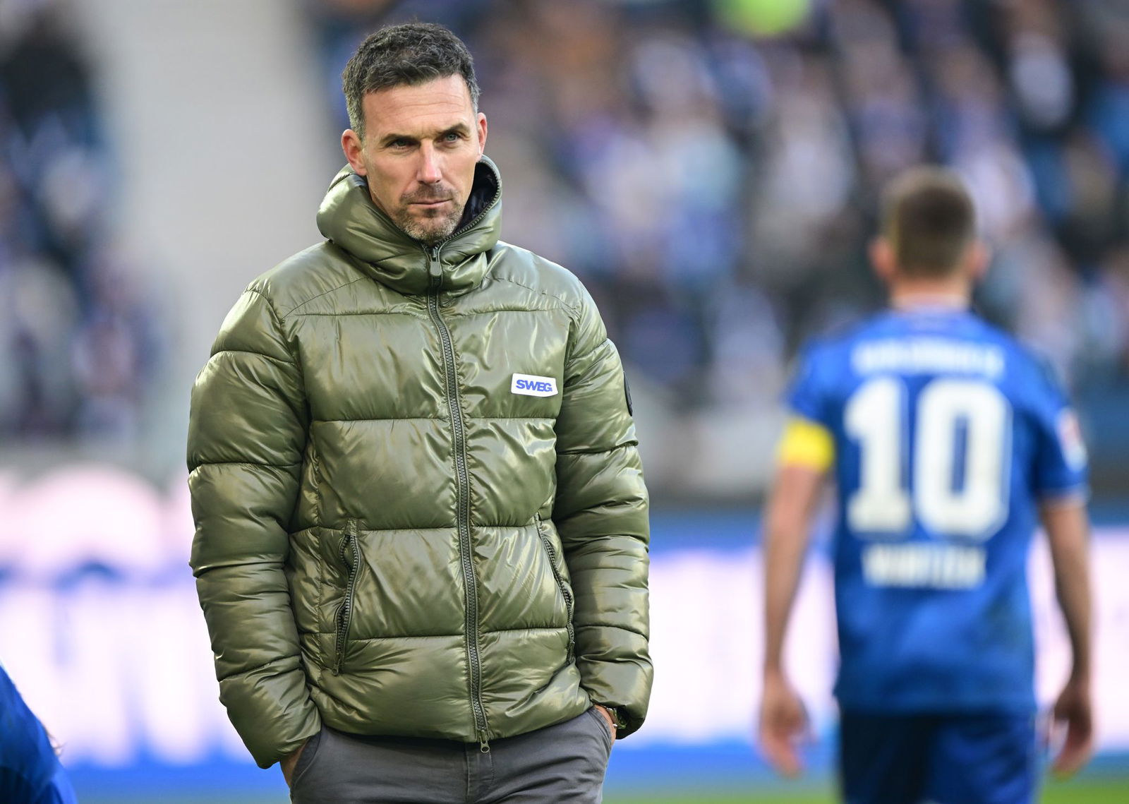 Christian Eichner sprach nach dem 2:2 des KSC gegen Hertha BSC von einem gerechten Unentschieden.