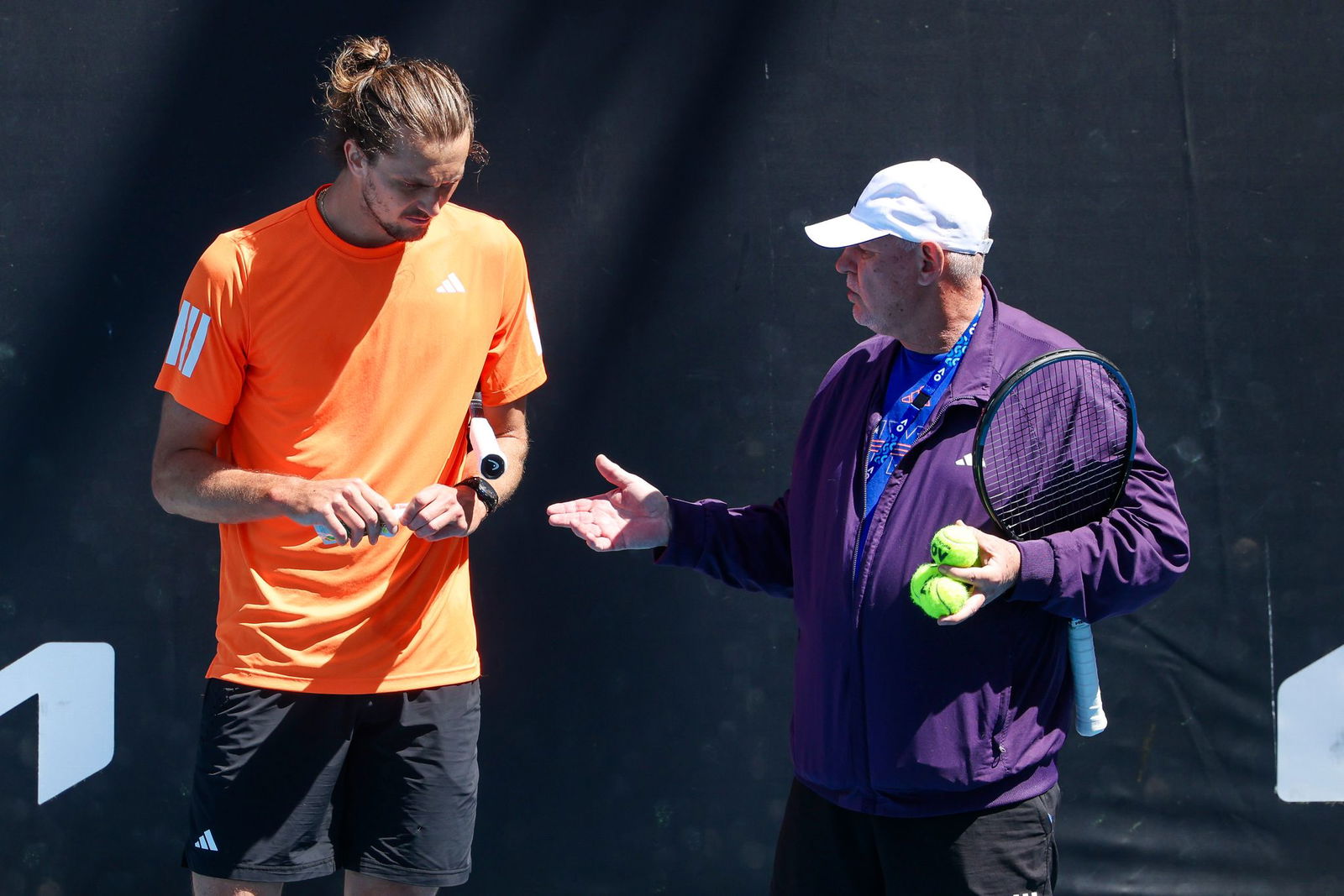 Alexander Zverev scheint der Fuß vor der Partie gegen Cameron Norrie keine Sorgen zu bereiten.