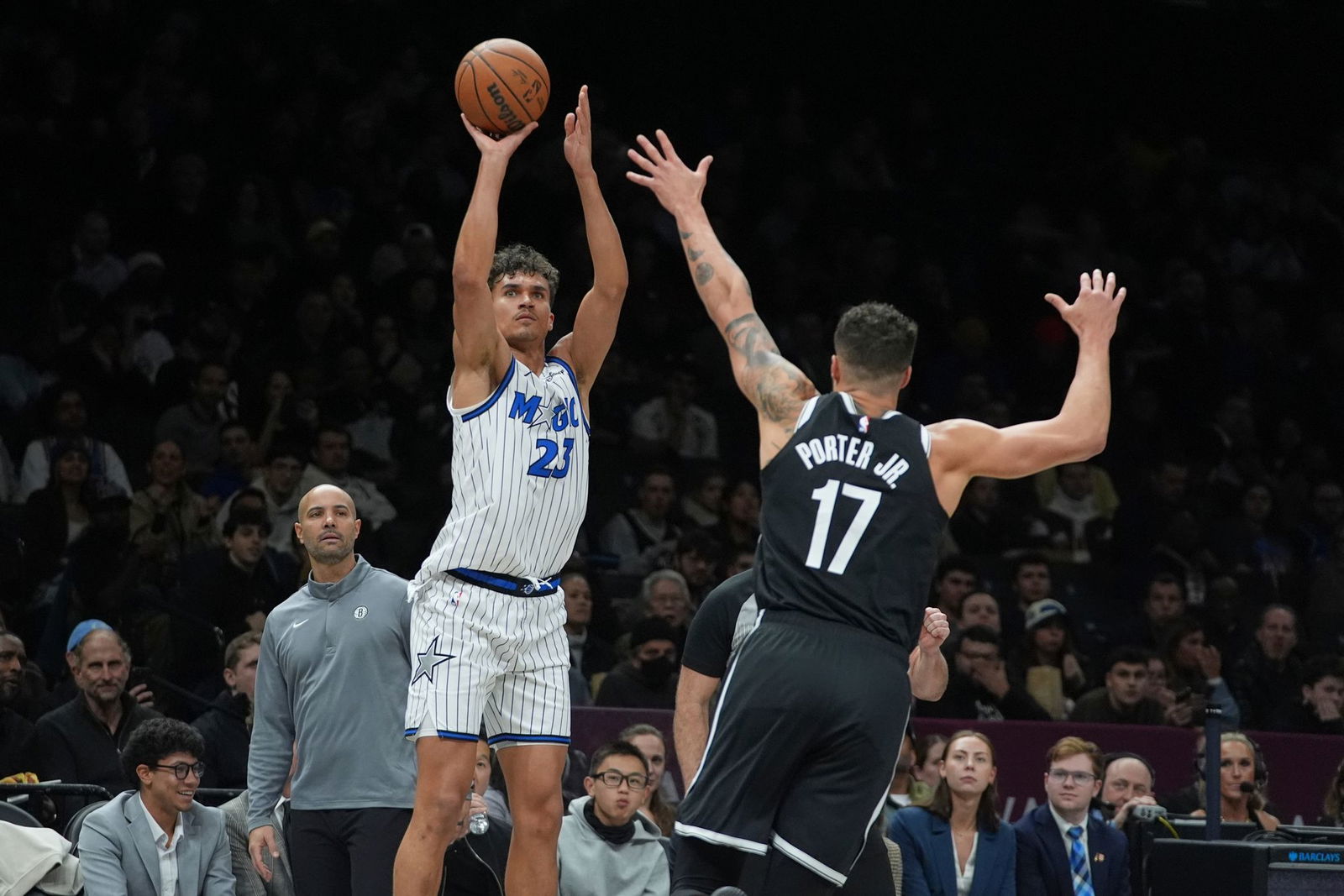 Tristan da Silva erzielte 14 Punkte gegen Brooklyn.