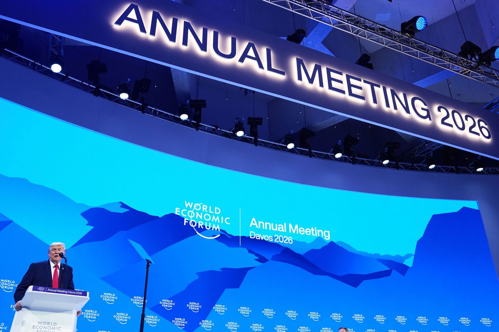 US-Präsident Trump hat in Davos erklärt, Selenskyj noch im Tagesverlauf treffen zu wollen.