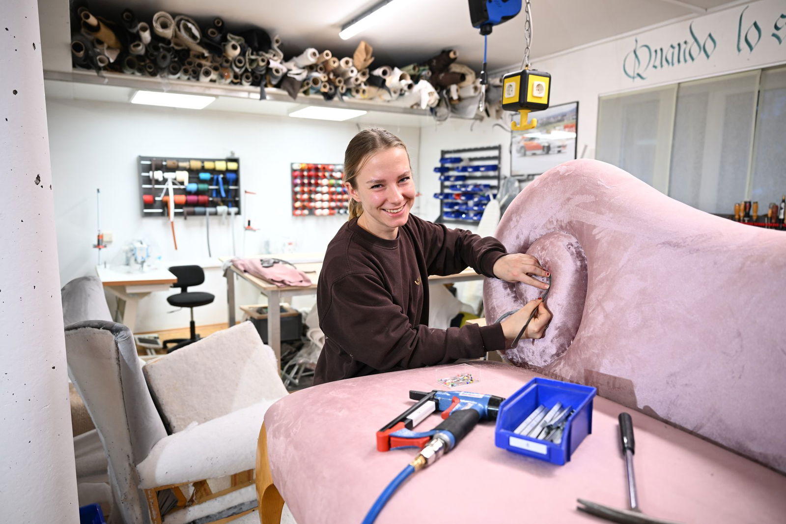 Eine TV-Show hat sie auf den Job gebracht. 