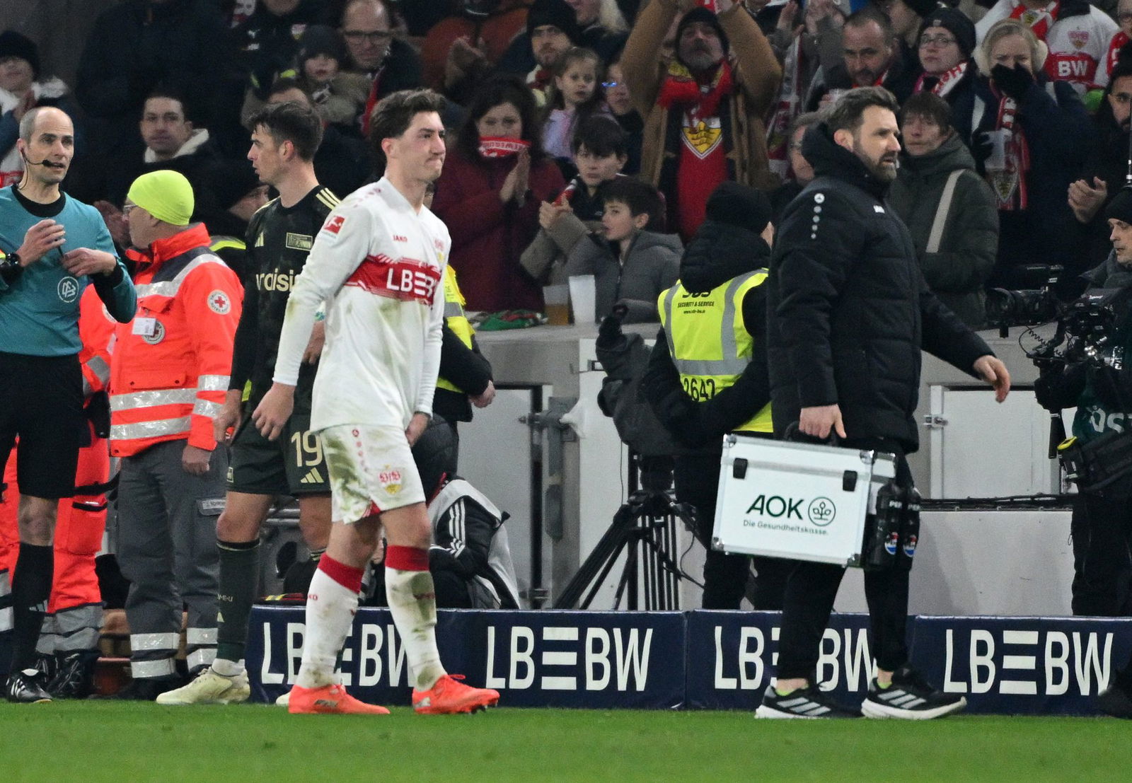 Ging angeschlagen vom Feld: Angelo Stiller.