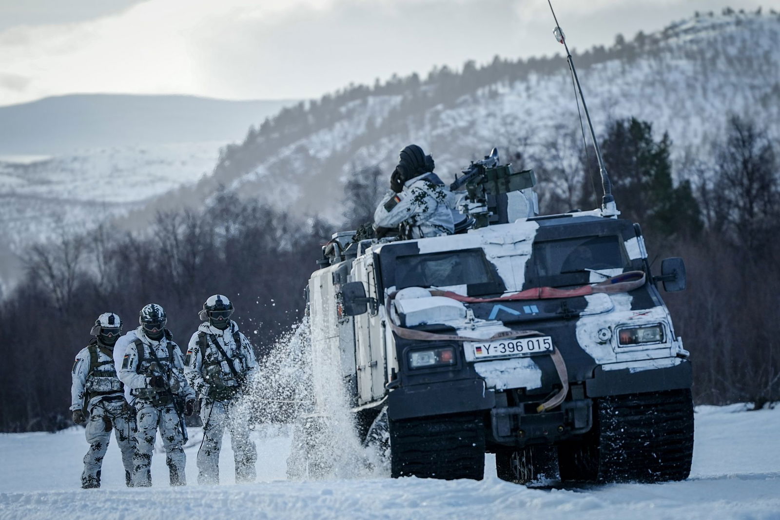Gebirgsjäger der Bundeswehr in Norwegen