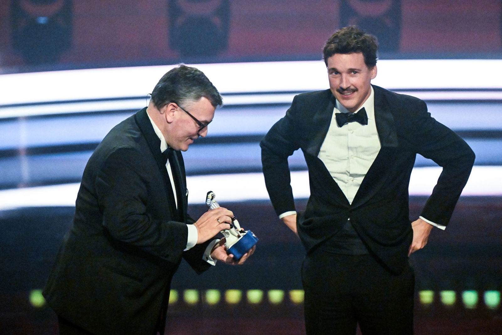 Schauspieler Florian David Fitz bekommt den Ehrenpreis. 