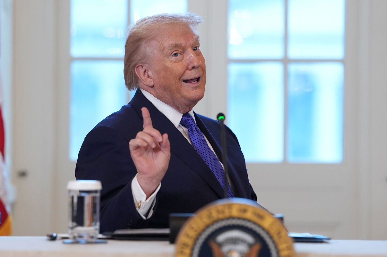 Trump bleibt bei seiner harten Linie: Der US-Präsident will Grönland.