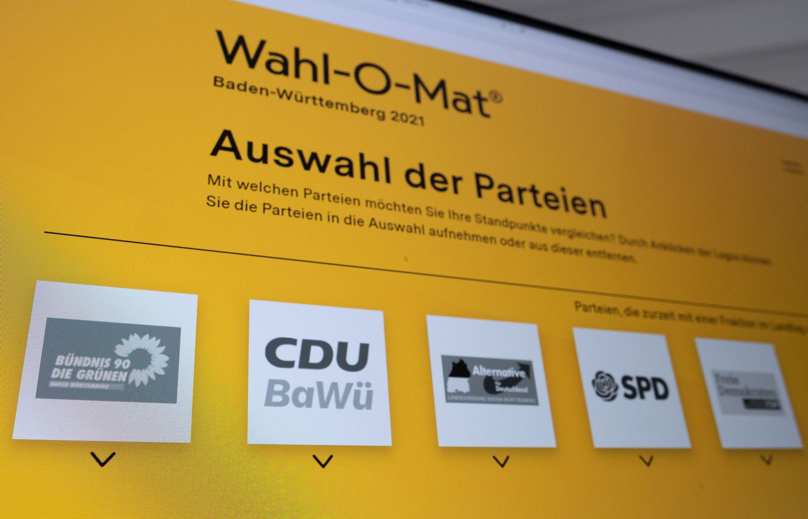Über den Wahl-O-Mat verschaffen sich viele einen Überblick. (Archivbild)
