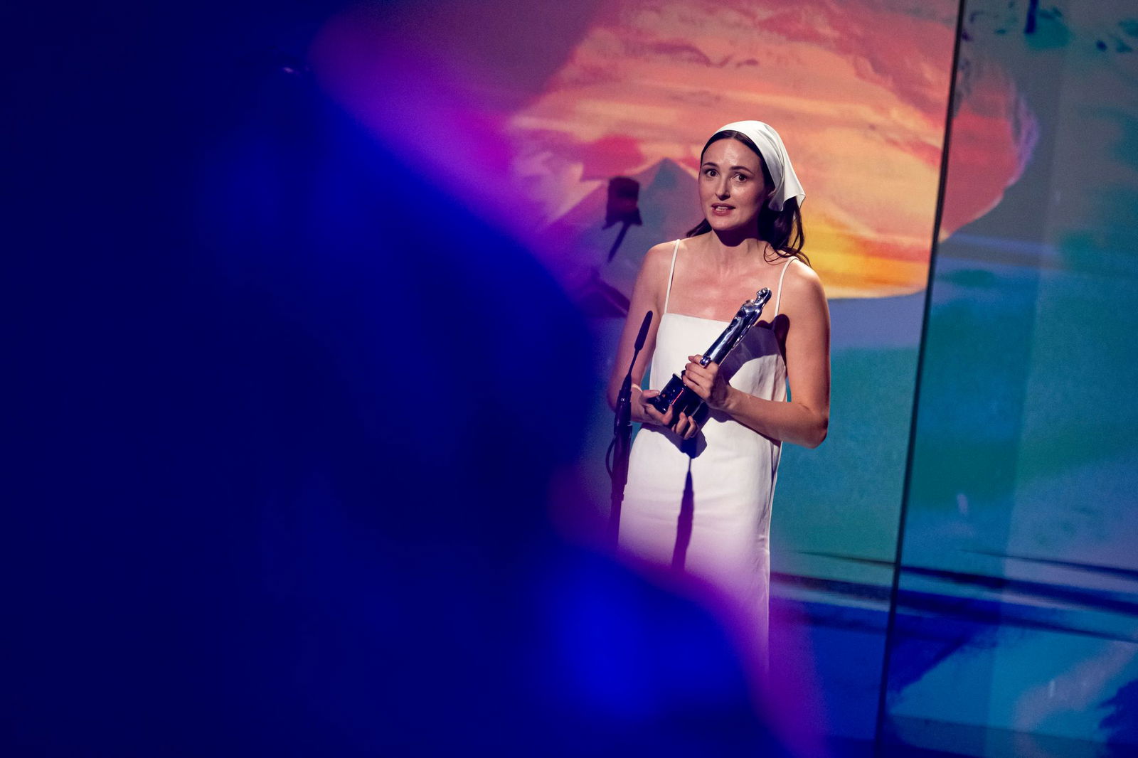 Renate Reinsve bedankte sich emotional bei ihren eigenen Geschwistern.