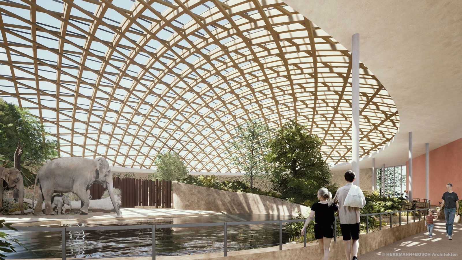 Die neue Elefantenwelt ist das größte Bauprojekt in der Geschichte des landeseigenen Stuttgarter Zoos.