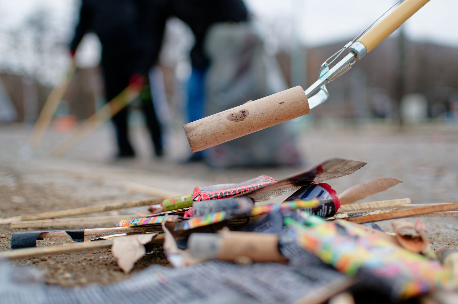 An Silvester fällt viel Müll an.