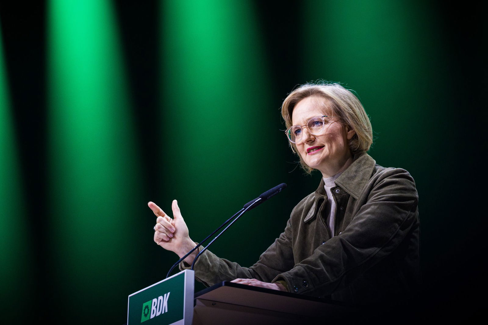 Grünen-Chefin Franziska Brantner spricht sich für mehr Unterstützung aus Deutschland für die Ukraine aus. (Archivbild)