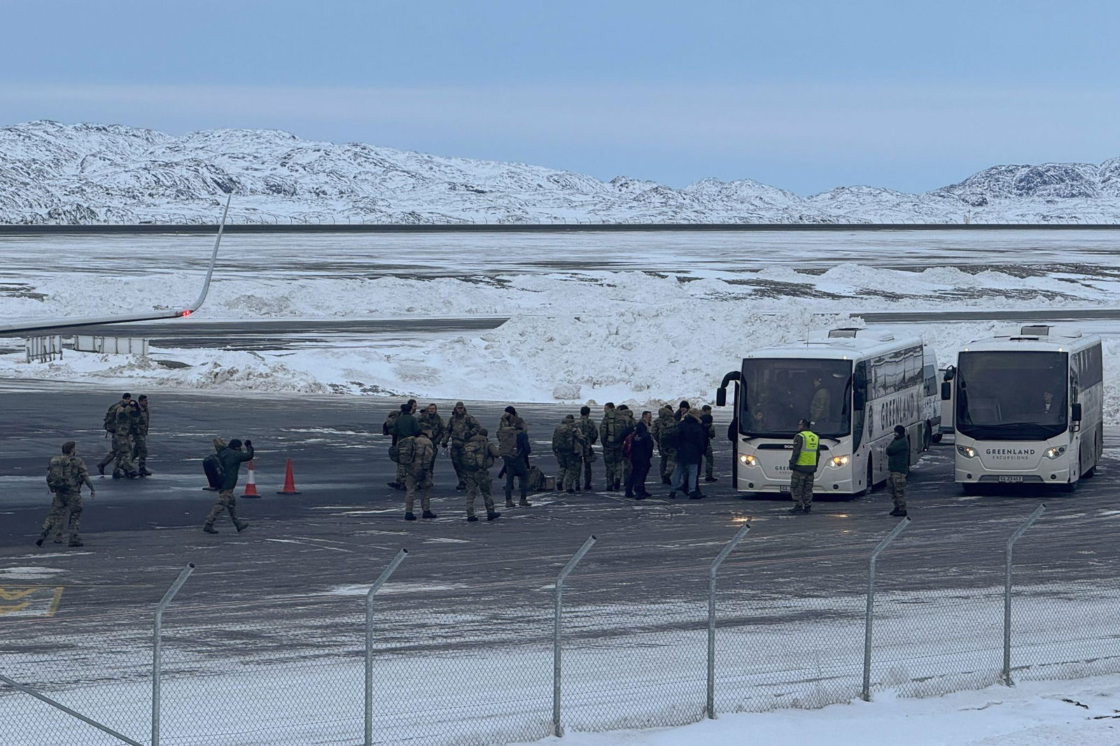 Bundeswehr-Team kommt abends auf Grönland an