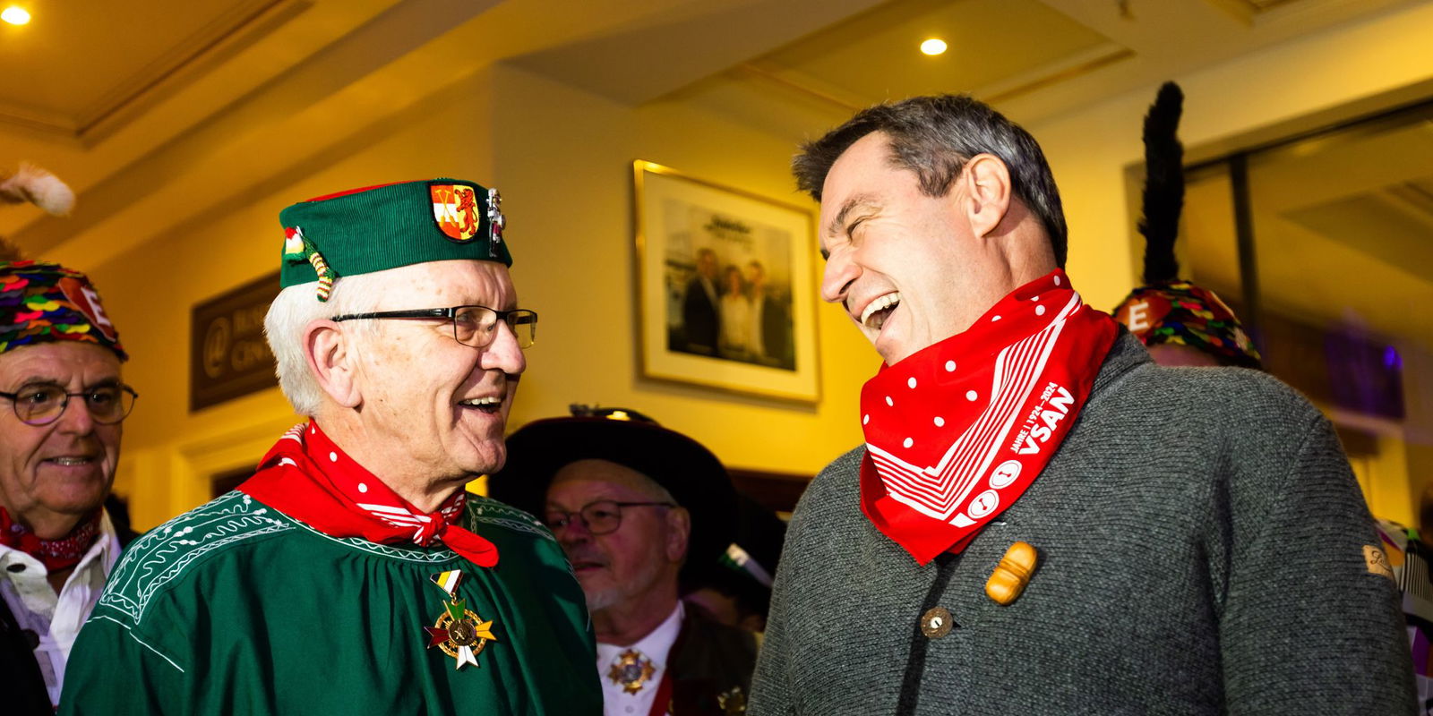 Söder war schon mal Gast bei der schwäbisch-alemannischen Fastnacht. (Archivbild)