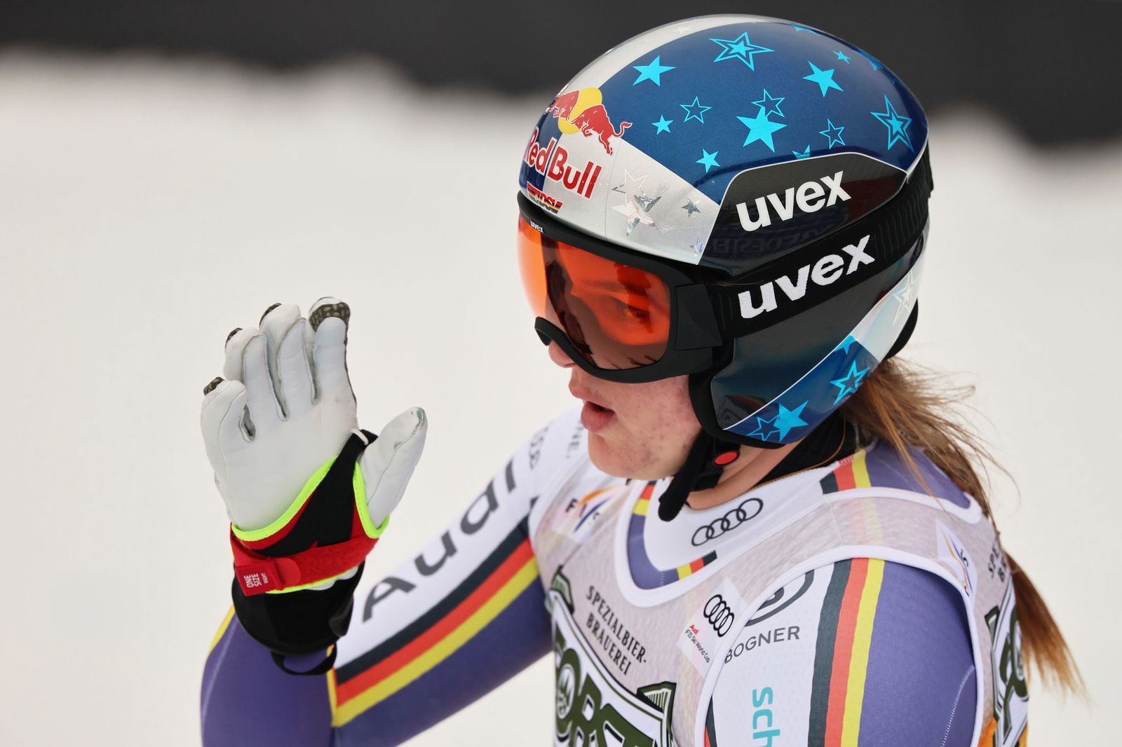 Auch Emma Aicher überzeugte im ersten von zwei Speedrennen des Wochenendes.