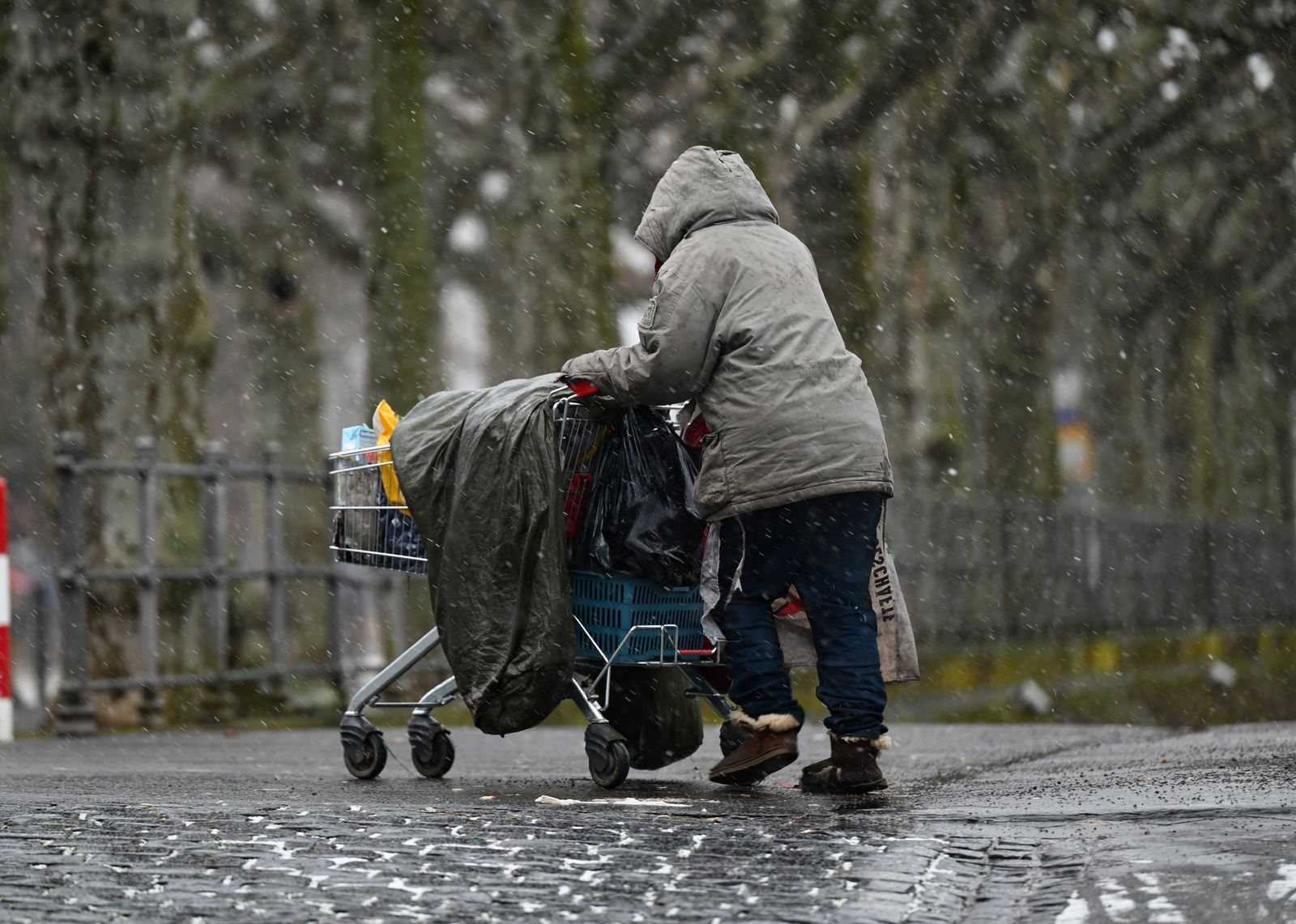 Der Winter ist für Obdachlose häufig hart. (Archivbild)
