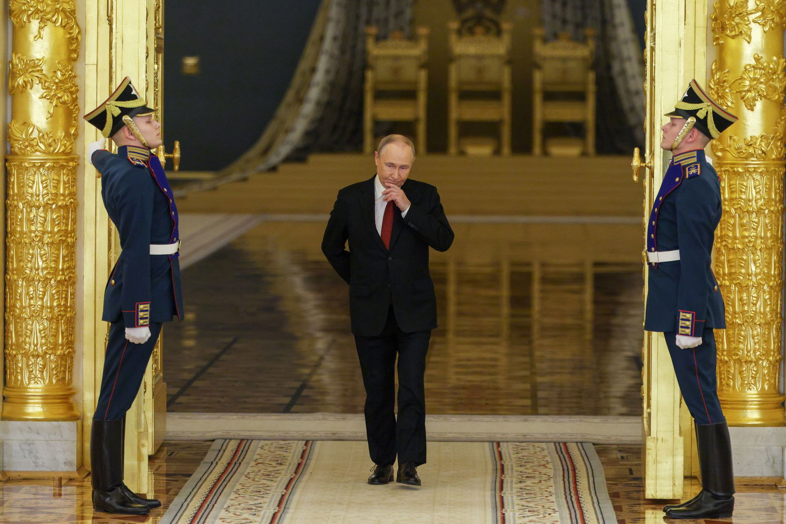 Empfang für neue Botschafter in Moskau ohne Worte zu den großen Themen der Weltpolitik. (Archivbild)