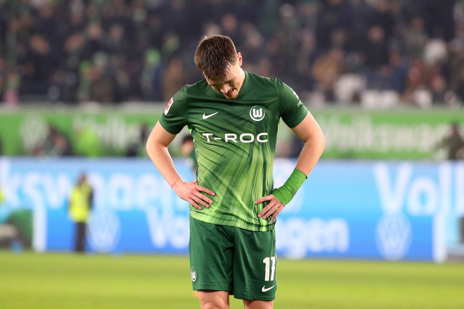 Der Wolfsburger Angreifer Dzenan Pejcinovic fällt gegen den 1. FC Heidenheim aus.