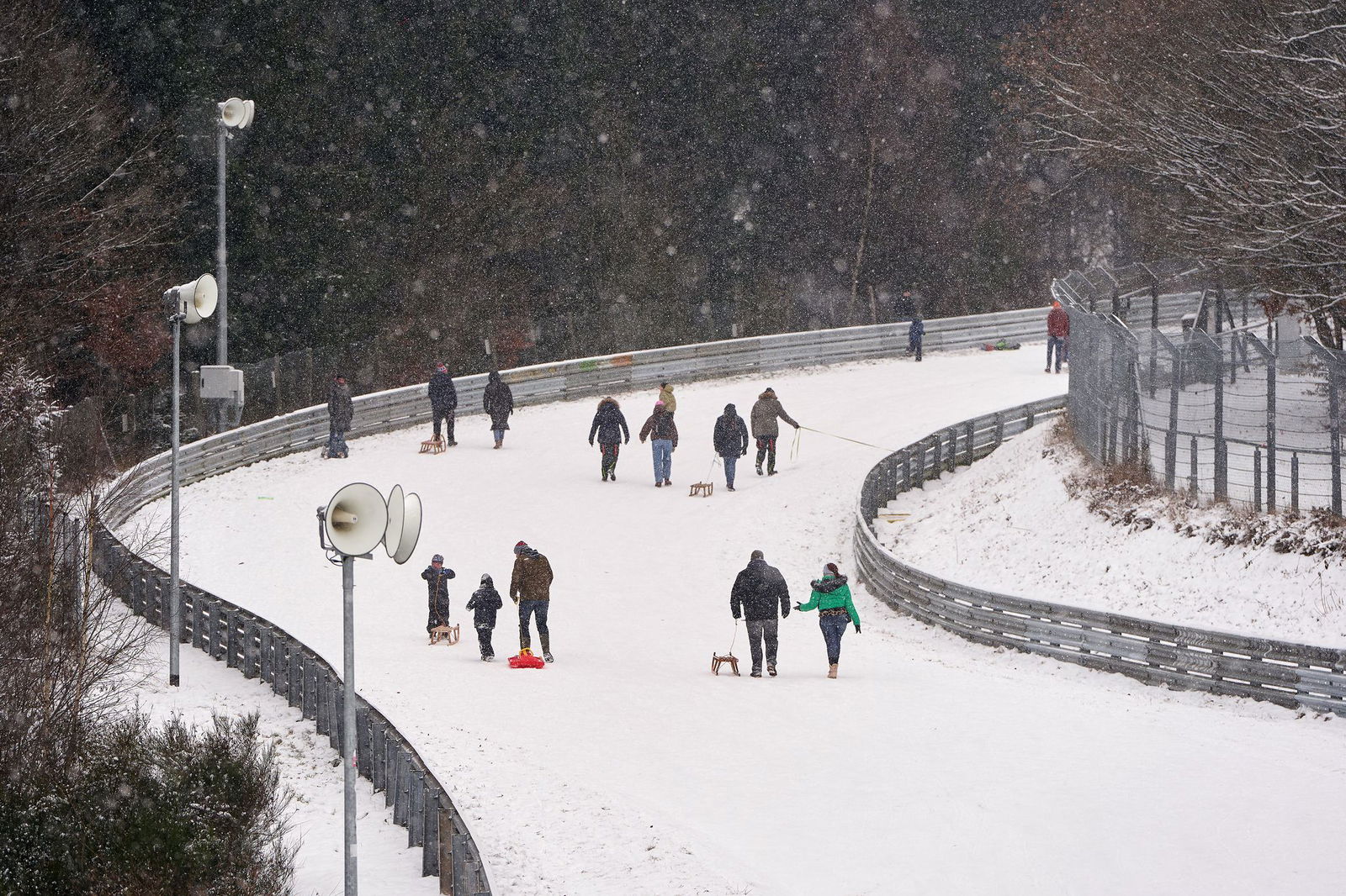Rund um den Nürburgring läuft der Verkehr weiter flüssig. 