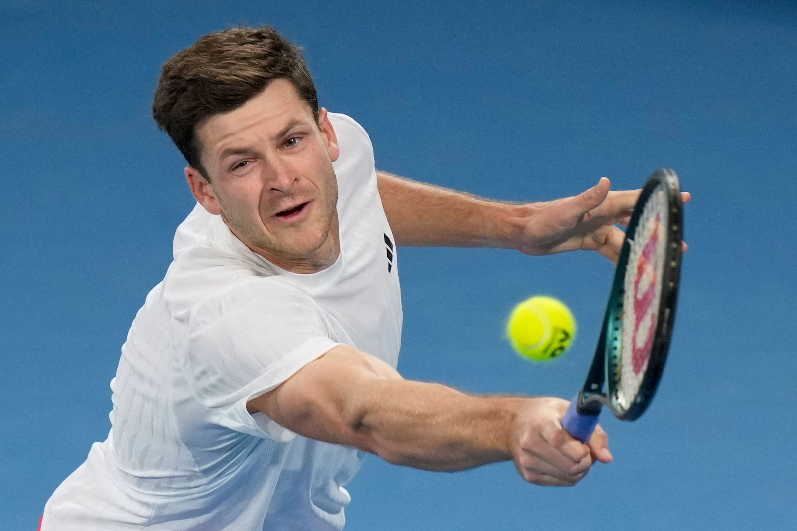 Hubert Hurkacz gewinnt gegen die deutsche Nummer eins.