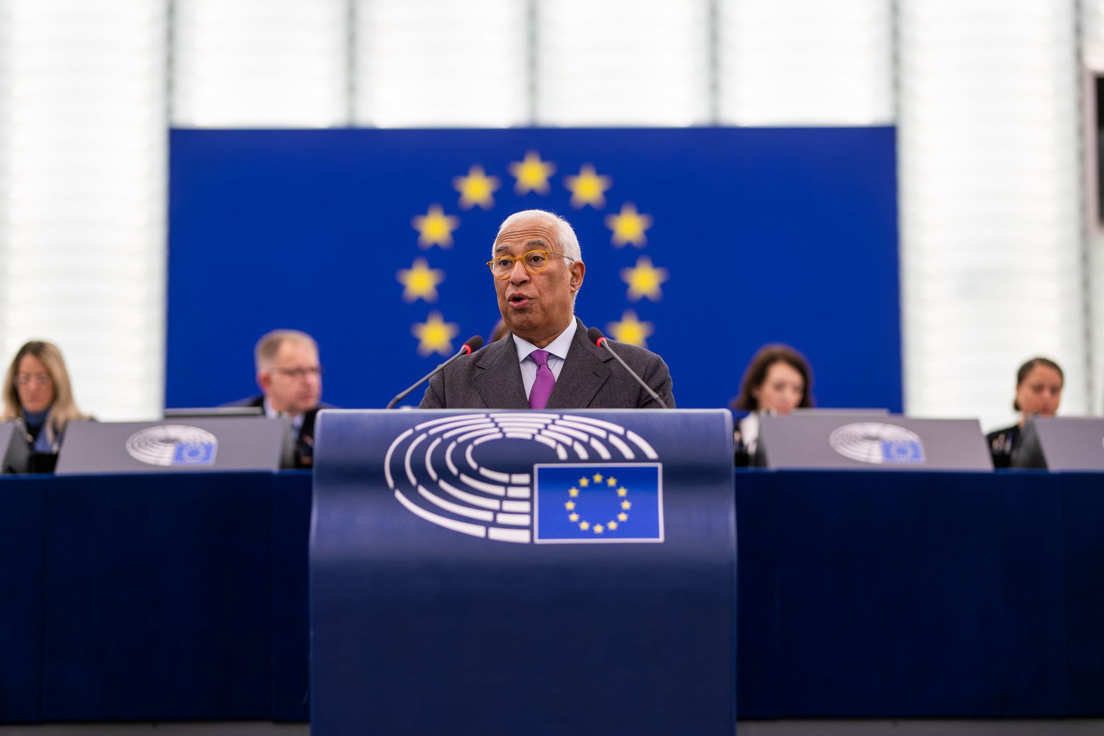 EU-Ratspräsident António Costa ist optimistisch, dass die EU auch diese Krise bewältigt.