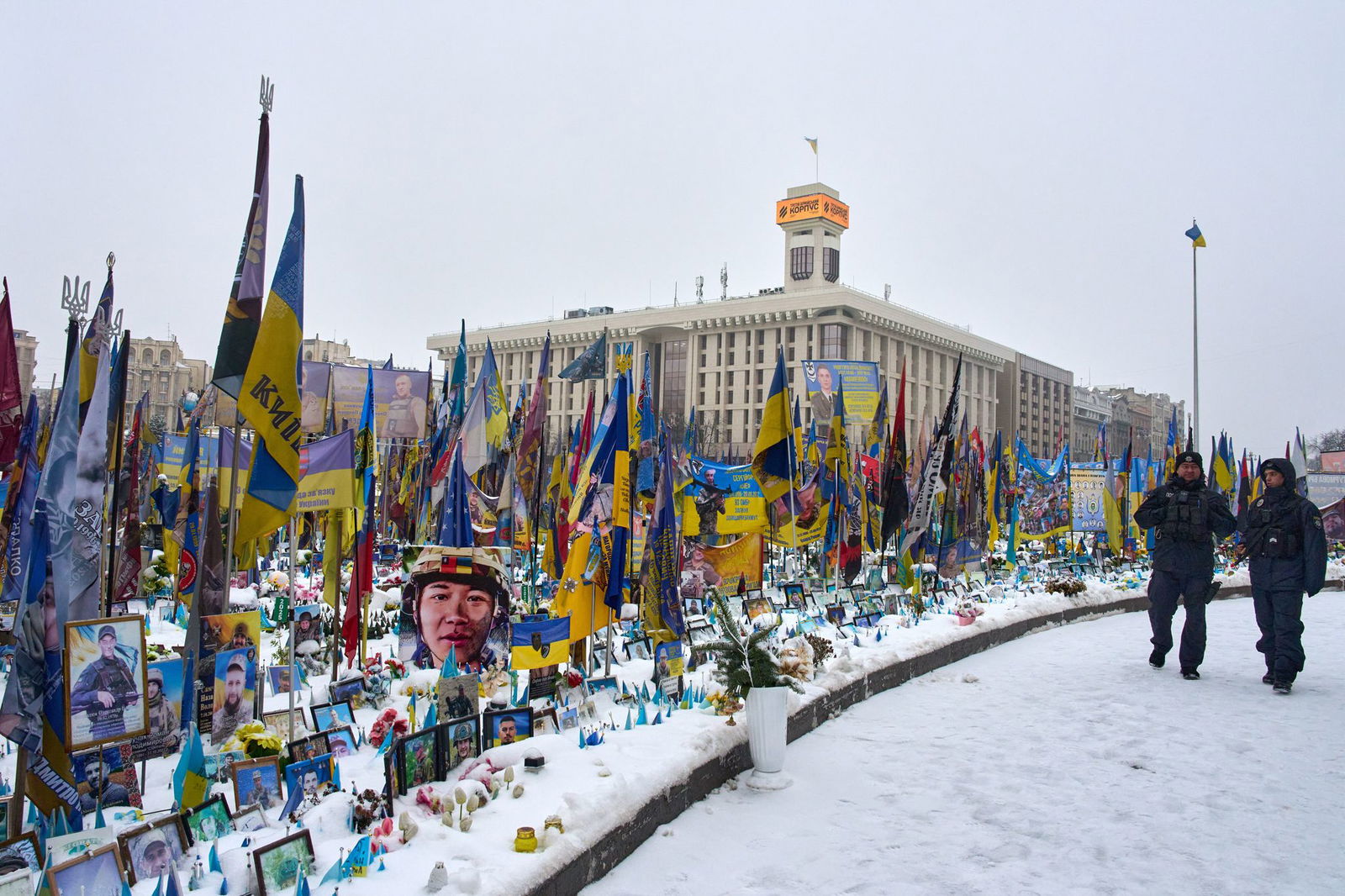 In der ukrainischen Hauptstadt Kiew sollen zehn und mehr Grad Frost herrschen. 
