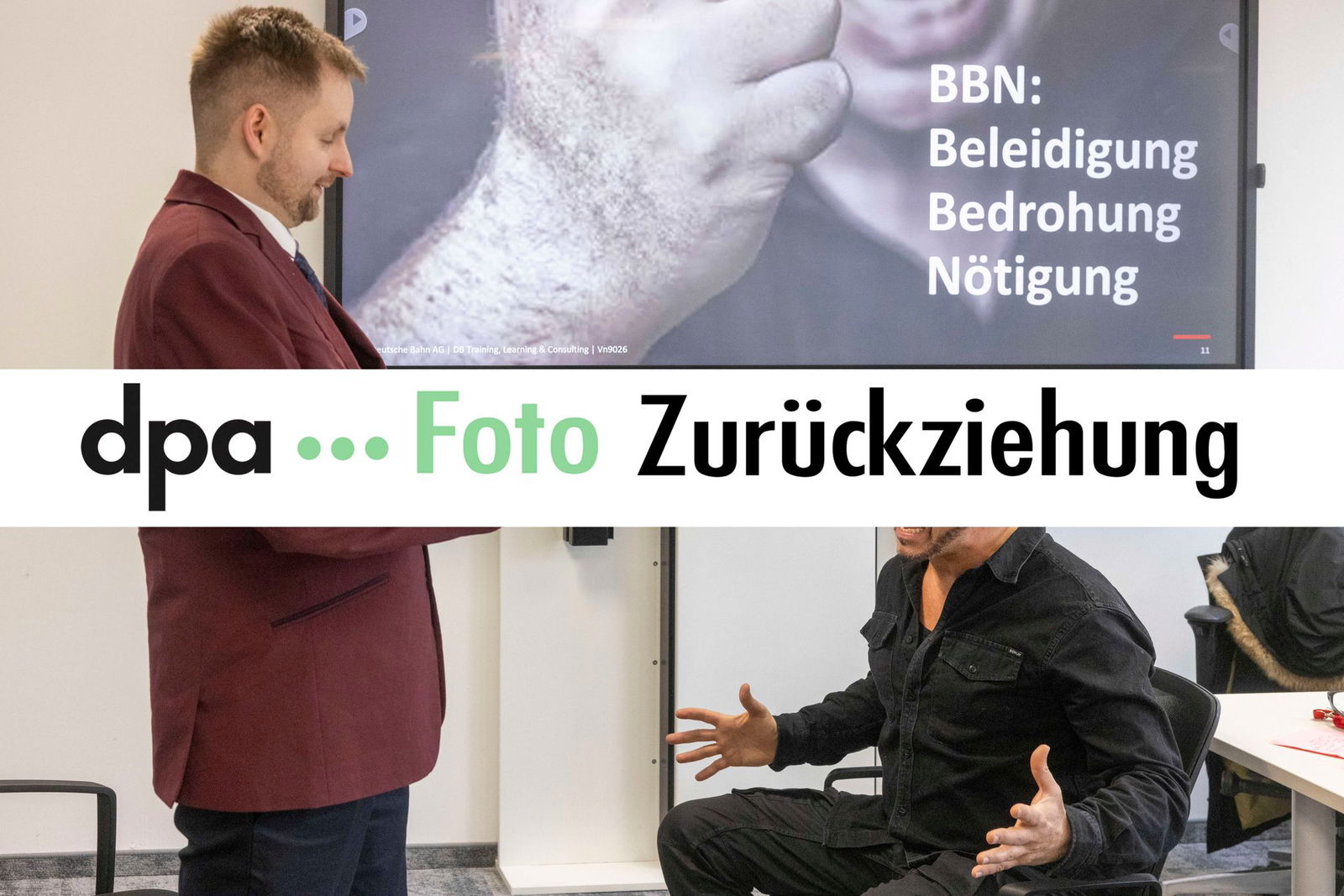 Atila Dikilitas spiel für das Training auch gerne mal einen aggressiven Fahgast. 