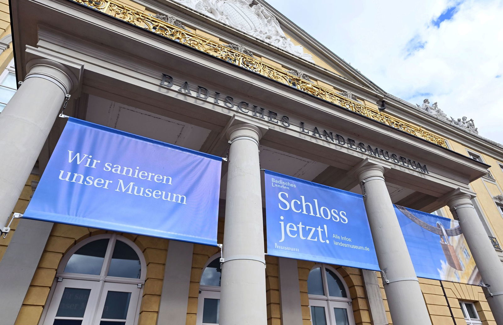 Seit dem 29. September 2025 ist das Karlsruher Schloss wegen einer umfassenden Generalsanierung geschlossen.
