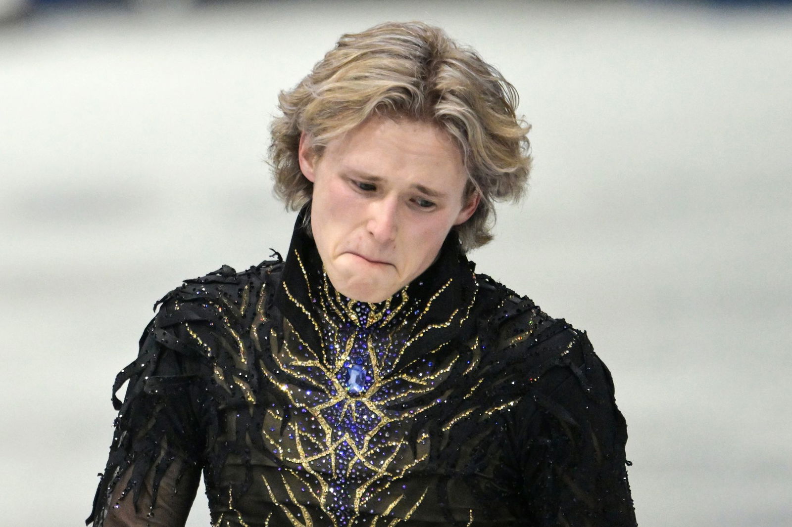 Bitter enttäuscht: Das Eiskunstlauf-Wunderkind Ilia Malinin patzte mehrfach in der Kür. (Archivbild)