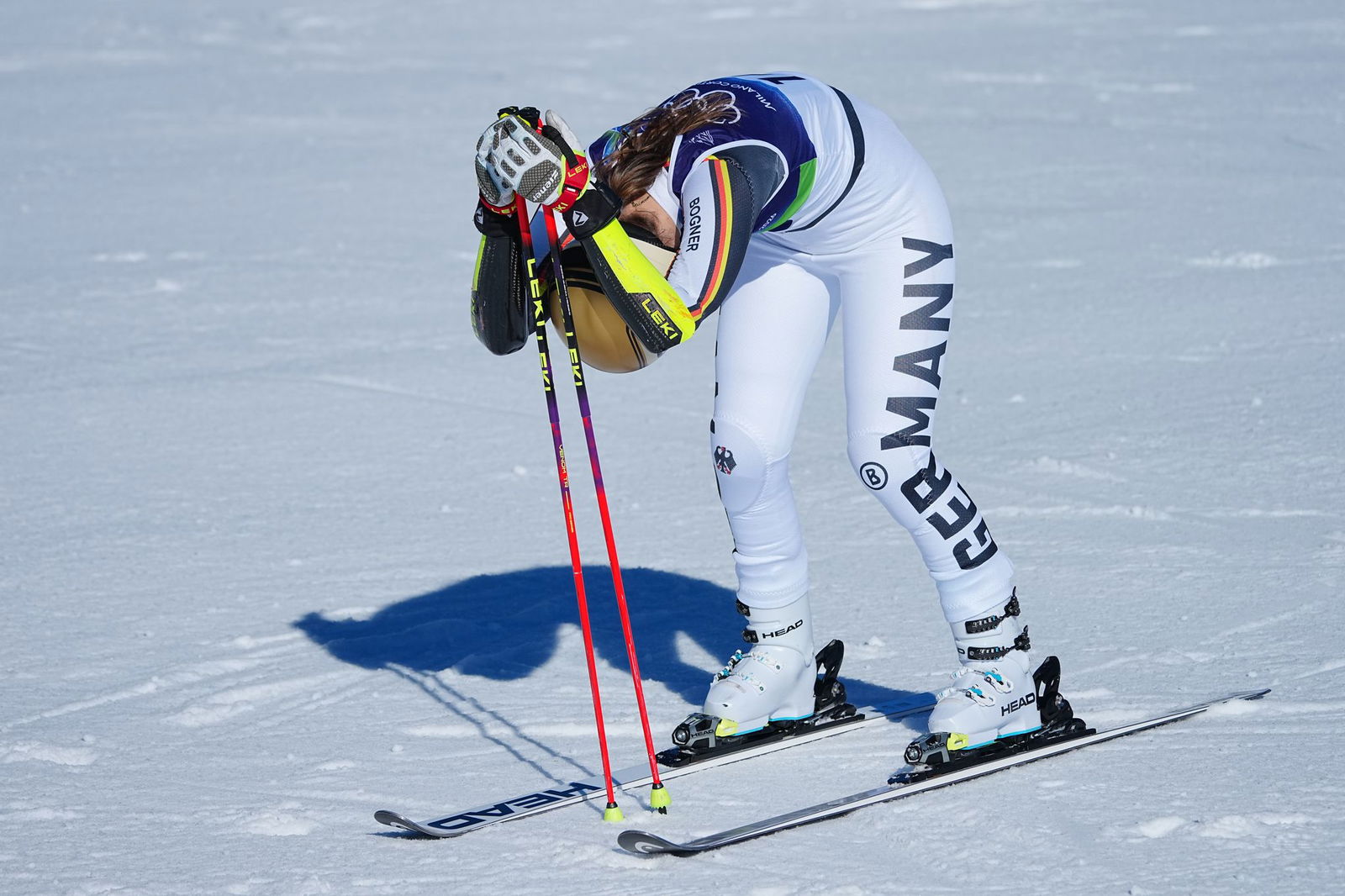 Geknickt nach dem fehlerhaften Finale: Lena Dürr.