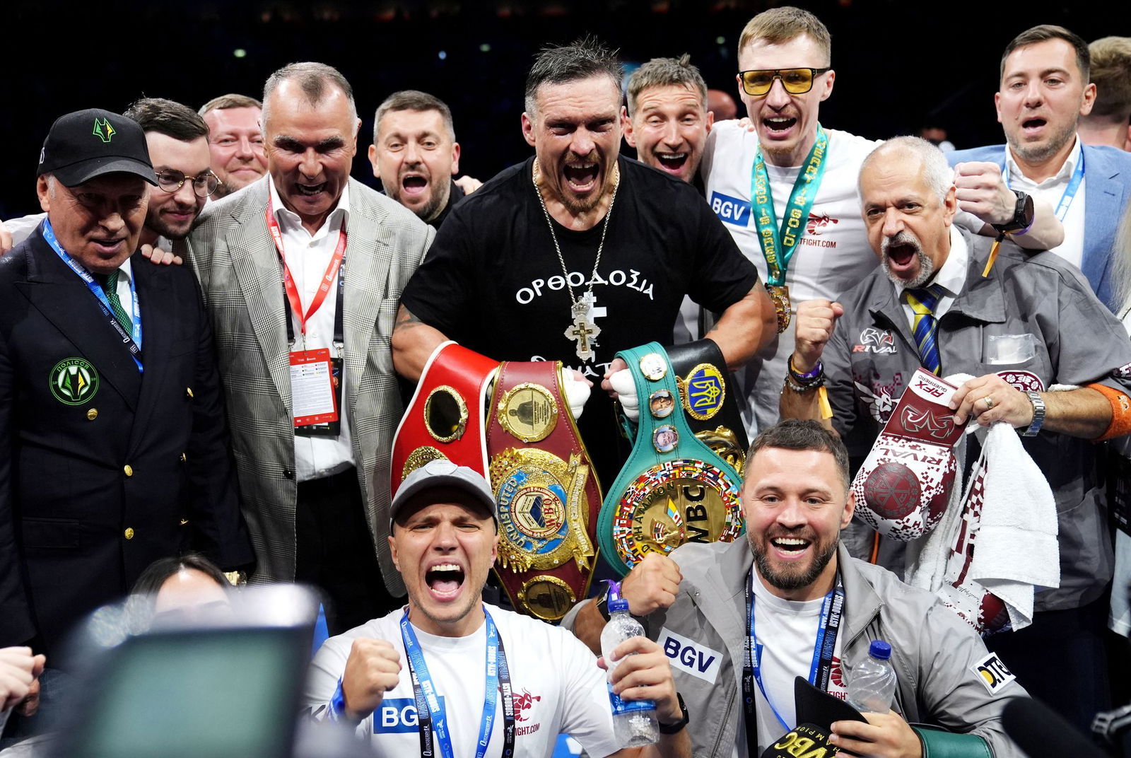 Was mach Mehrfach-Champion Oleksandr Usyk (m)? (Archivbild)
